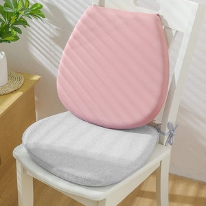 Memory Foam Chair Cushion With Ties Dine Pad Kitchen Memory Foam Chair Cushion With Ties, Memory Foam Chair Pads With Ties