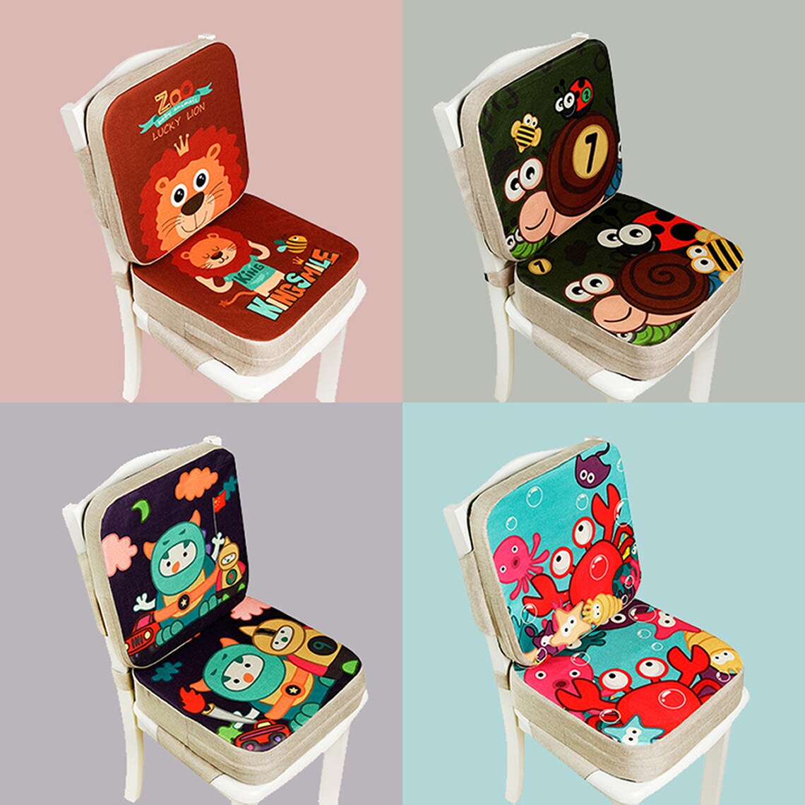 Children Booster Seat Cushion Dining Kids Baby Toddler Child Etsy