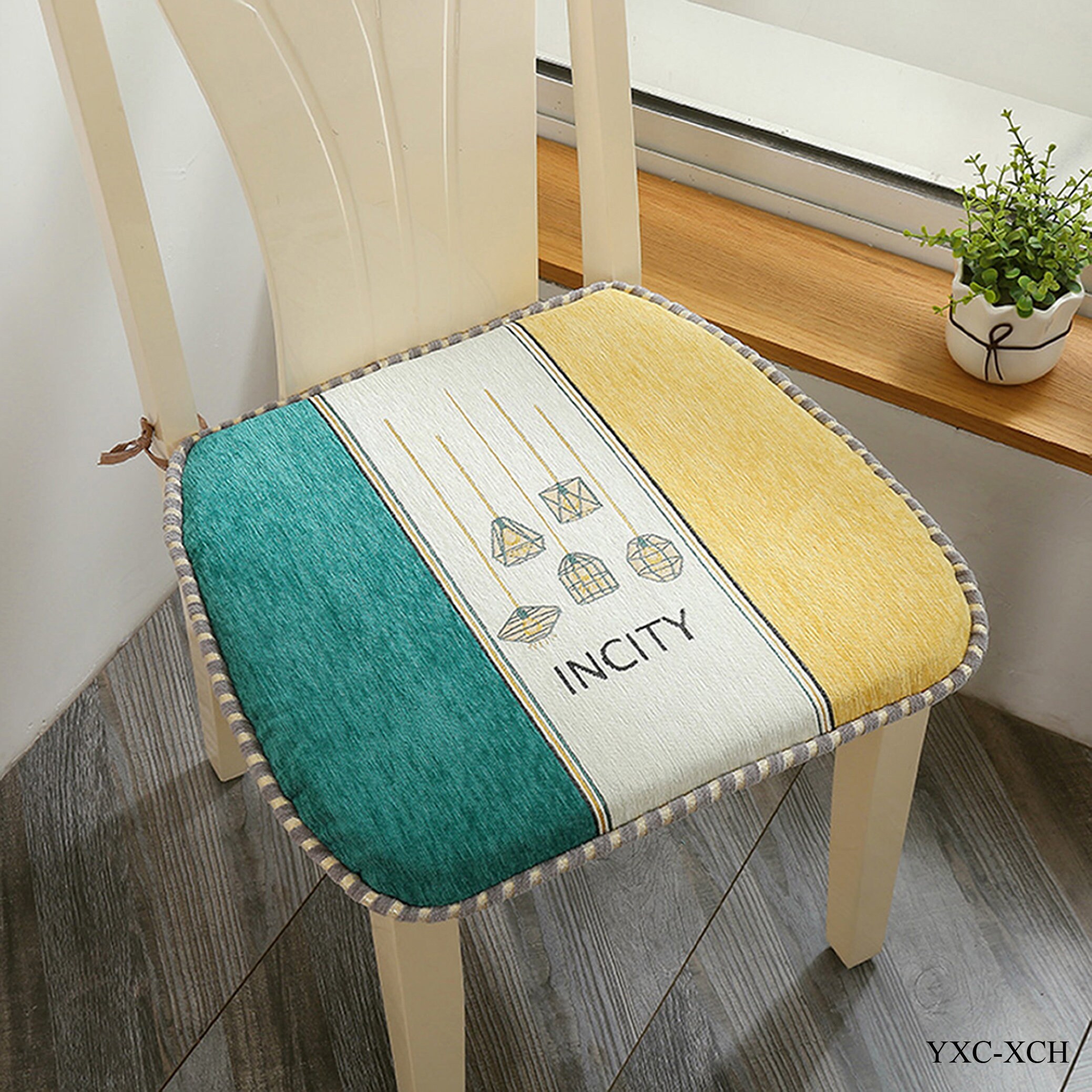 Dining Chair Cushions with Ties Dine Chair Pad Kitchen Etsy