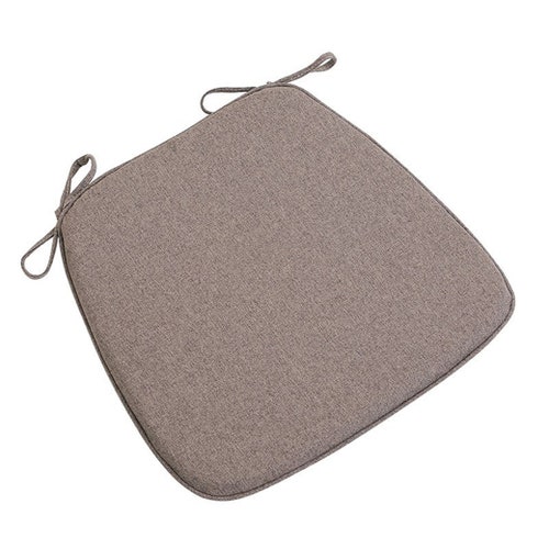 Trapezoid Tufted Chair Pad With Ties Dine Chair Cushions Etsy