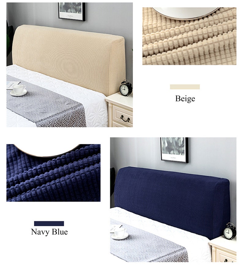 Stretch Headboard Slipcover Spandex Bedhead Slip Cover Etsy