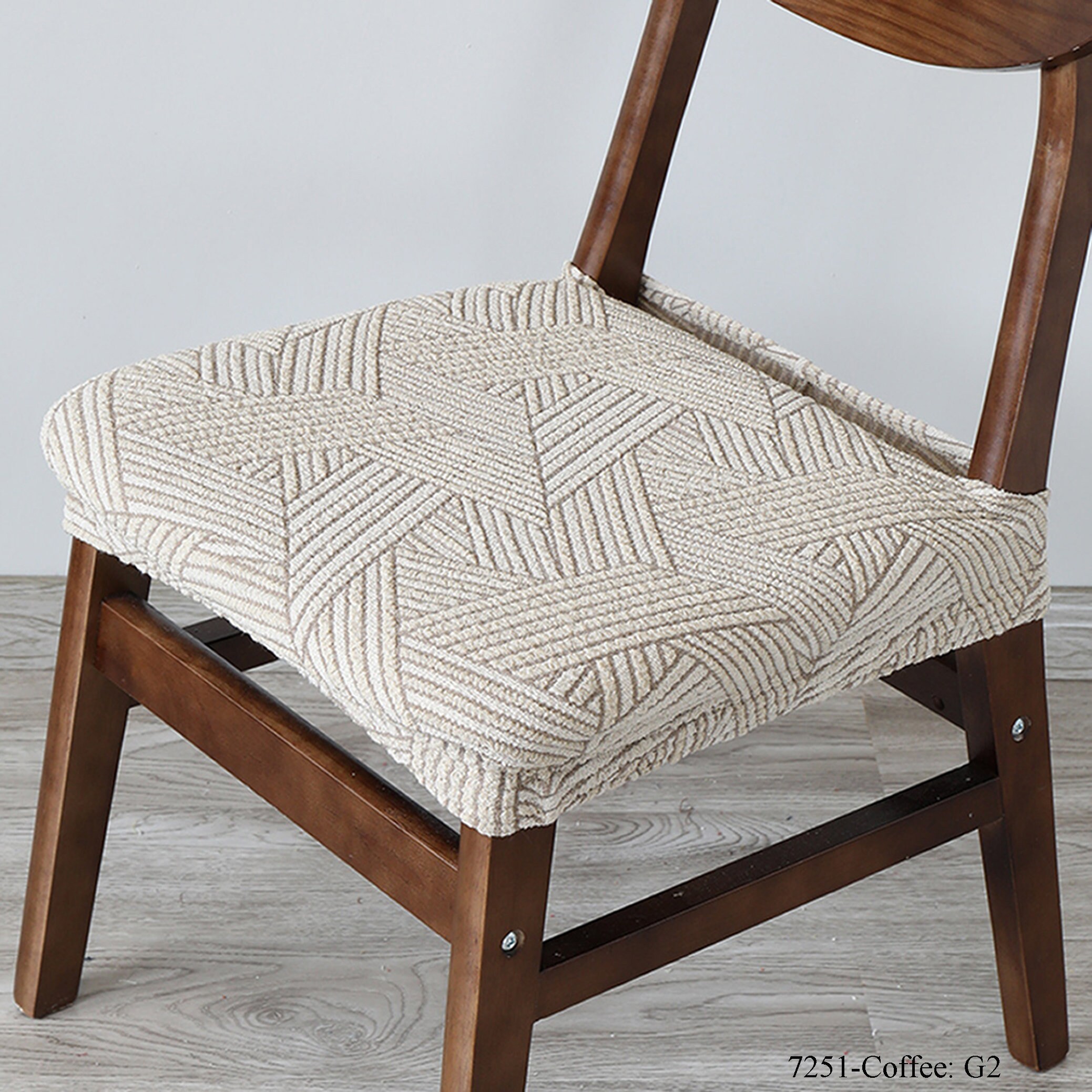 Chair Seat Covers Stretch Kitchen Dine Chair Slipcovers Etsy