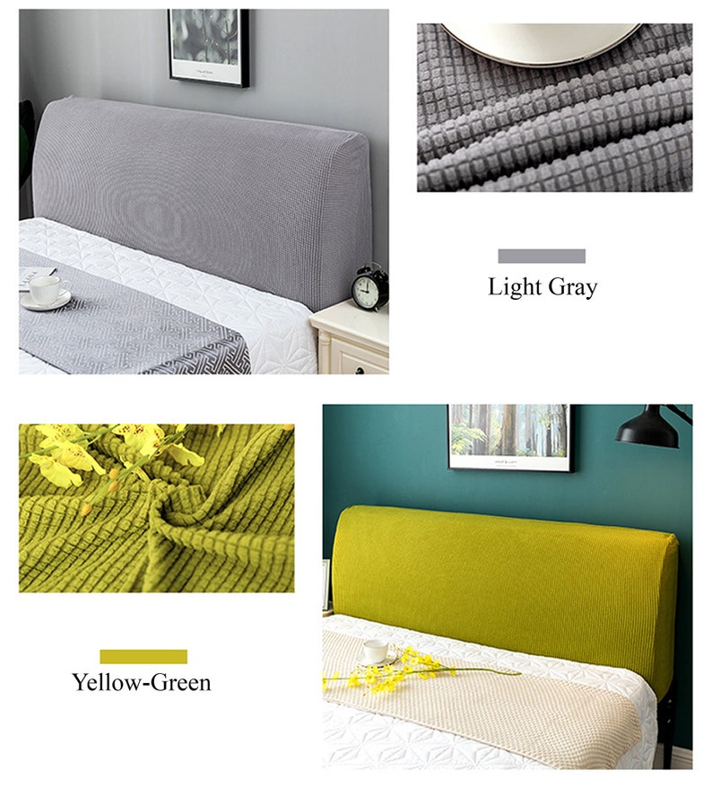 Stretch Headboard Slipcover Spandex Bedhead Slip Cover Etsy