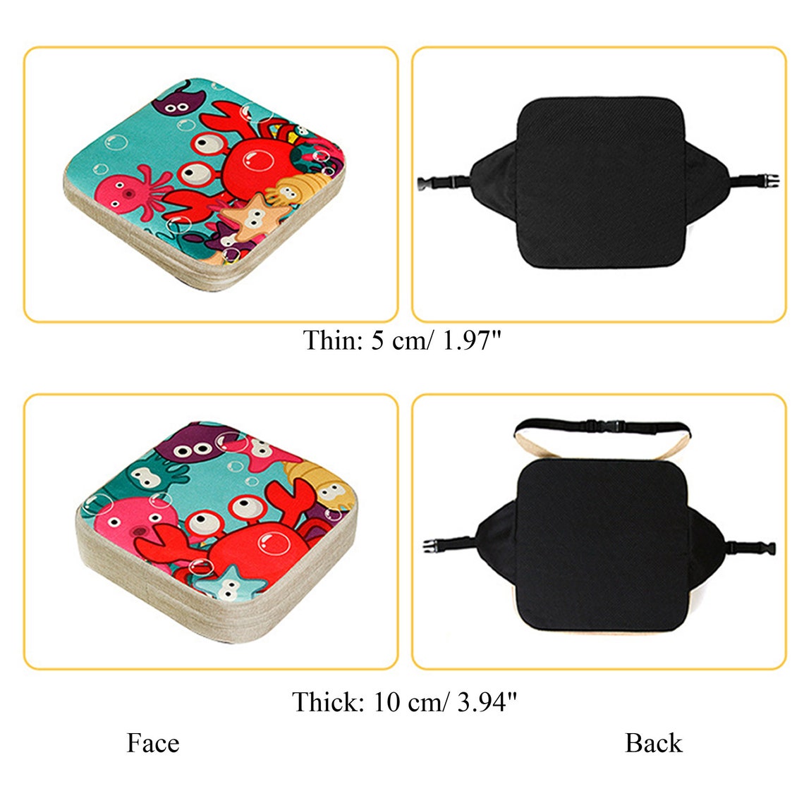 Children Booster Seat Cushion Dining Kids Baby Toddler Child Etsy