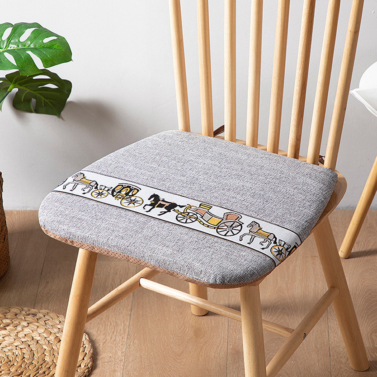 Windsor Chair Cushions w/ Ties Dine Chair Pads Kitchen Etsy