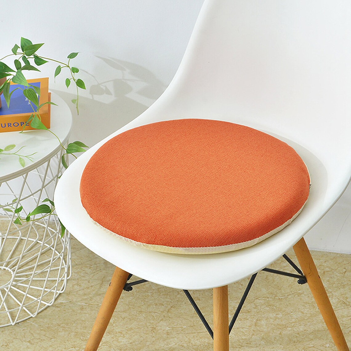 Memory Foam Round Chair Cushion Kitchen Dining Chair Pads Etsy