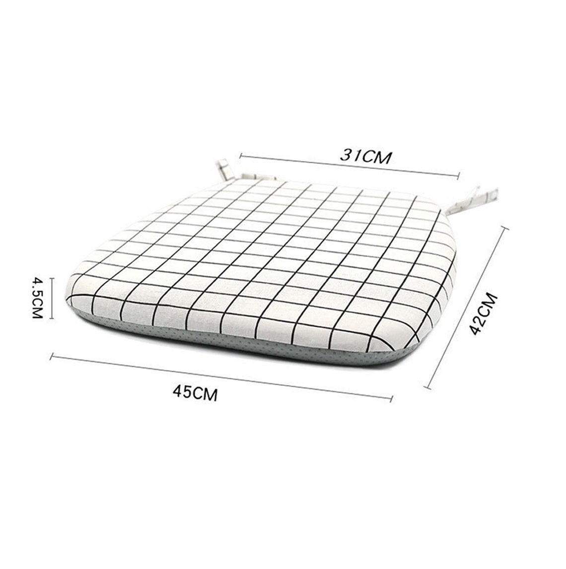 Memory Foam Chair Cushion with Ties Kitchen Dining Seat Etsy