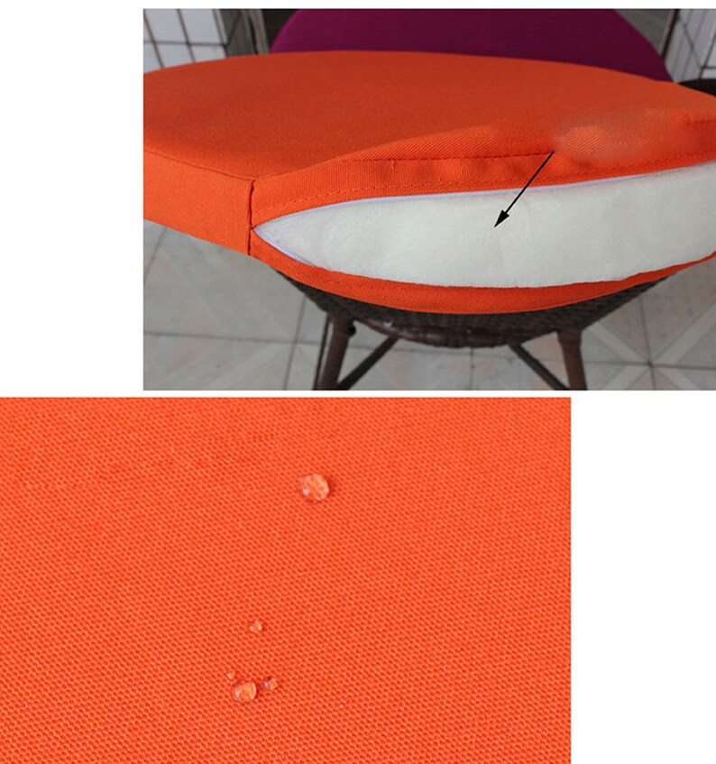 Custom Outdoor Chair Cushion Waterresistant Patio Seat Pad Etsy