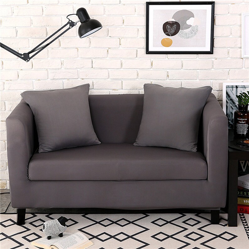 Stretch Couch Cover Sofa Slipcover Spandex Loveseat Slip Etsy