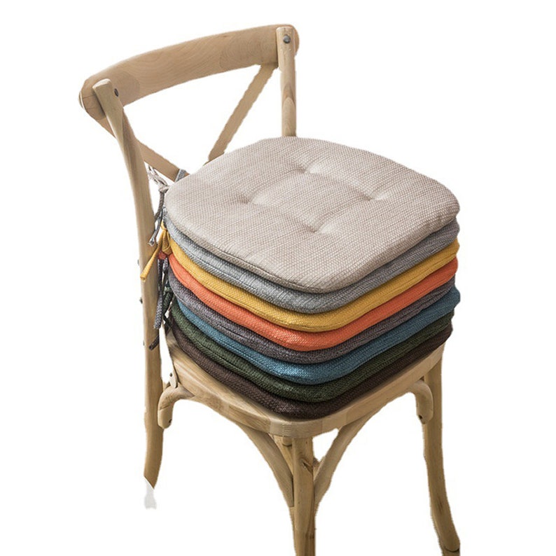 STUNNING Chair SEAT PADs with Ties Kitchen Dining Garden Patio Seat Cushions STUNNING Chair SEAT PADs with Ties Kitchen Dining Garden Patio Seat Cushions