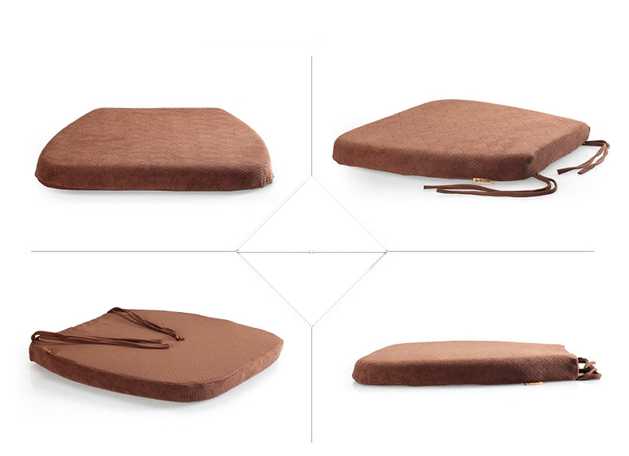 Memory Foam Chair Pads Kitchen Dine Chair Cushion with Ties Etsy