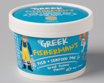 Greek Grilled Fish and Octopus Spice Mix, Traditional Fish Spice Blend