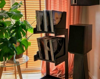 Vinyluck Rack - Storage Shelf for 3 Vinyluck Record Holders Vinyl Record Storage & Display Organizer