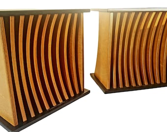 Speaker Stands for Vintage Speakers – Sonora Stand Low Hi-Fi Speaker Stands Audio Stands