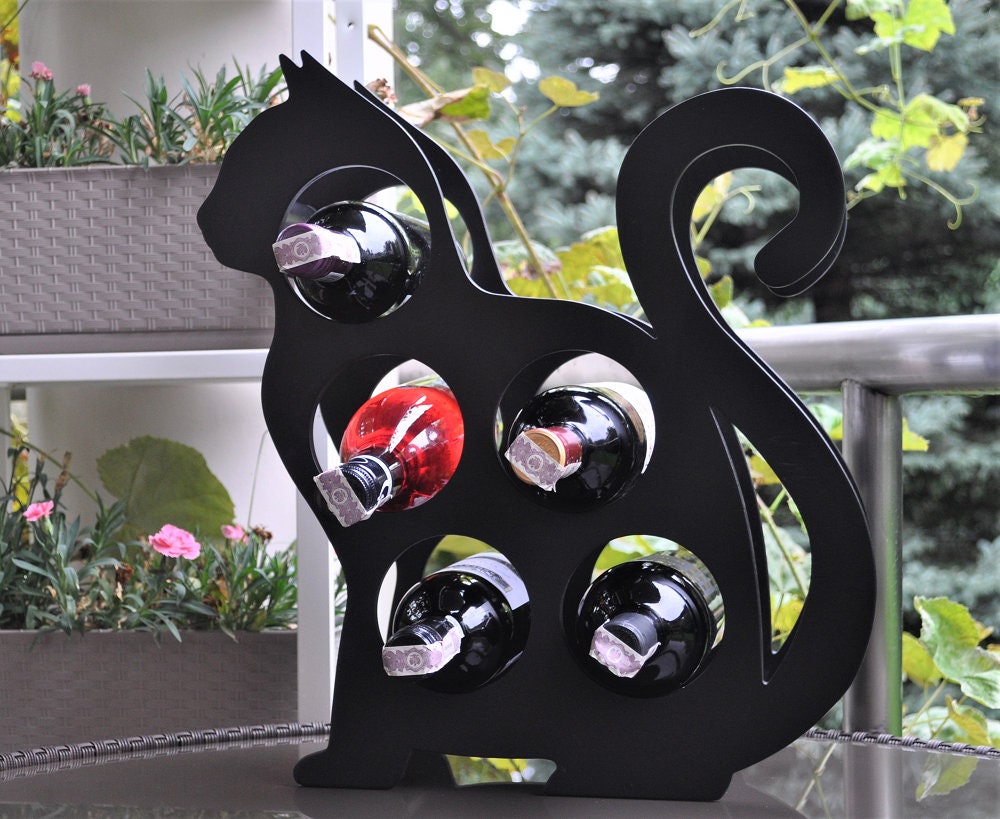 Cat Wine Rack Etsy