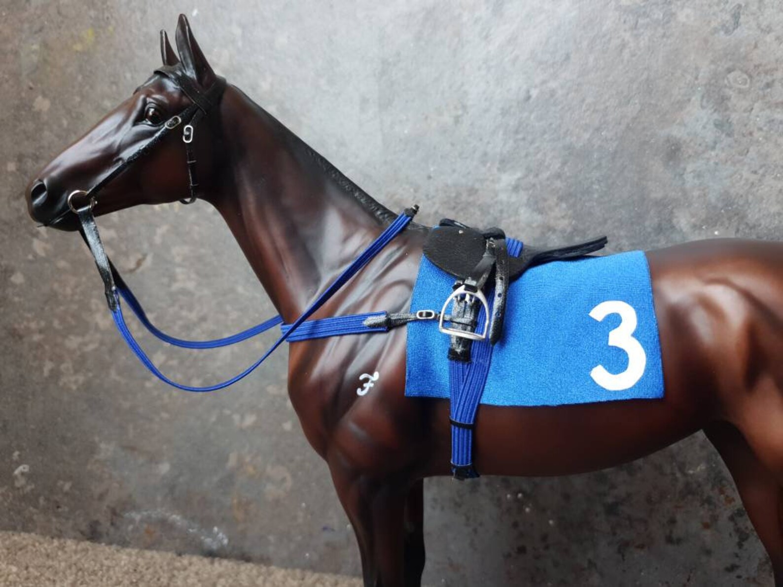 Model Horse Tack Racing Set Etsy