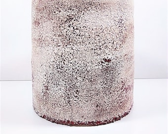Vaso in ceramica fatto a mano, vaso da interno. Ceramica italiana, ceramica fatta a mano. Vaso centrotavola, ceramiche decorative di design.