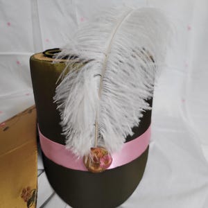 Shako style Regency hat for ladies