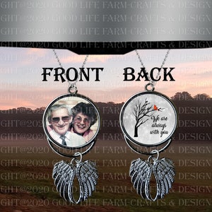 Rear View Mirror Memorial Charm-Guardian Angel Charm