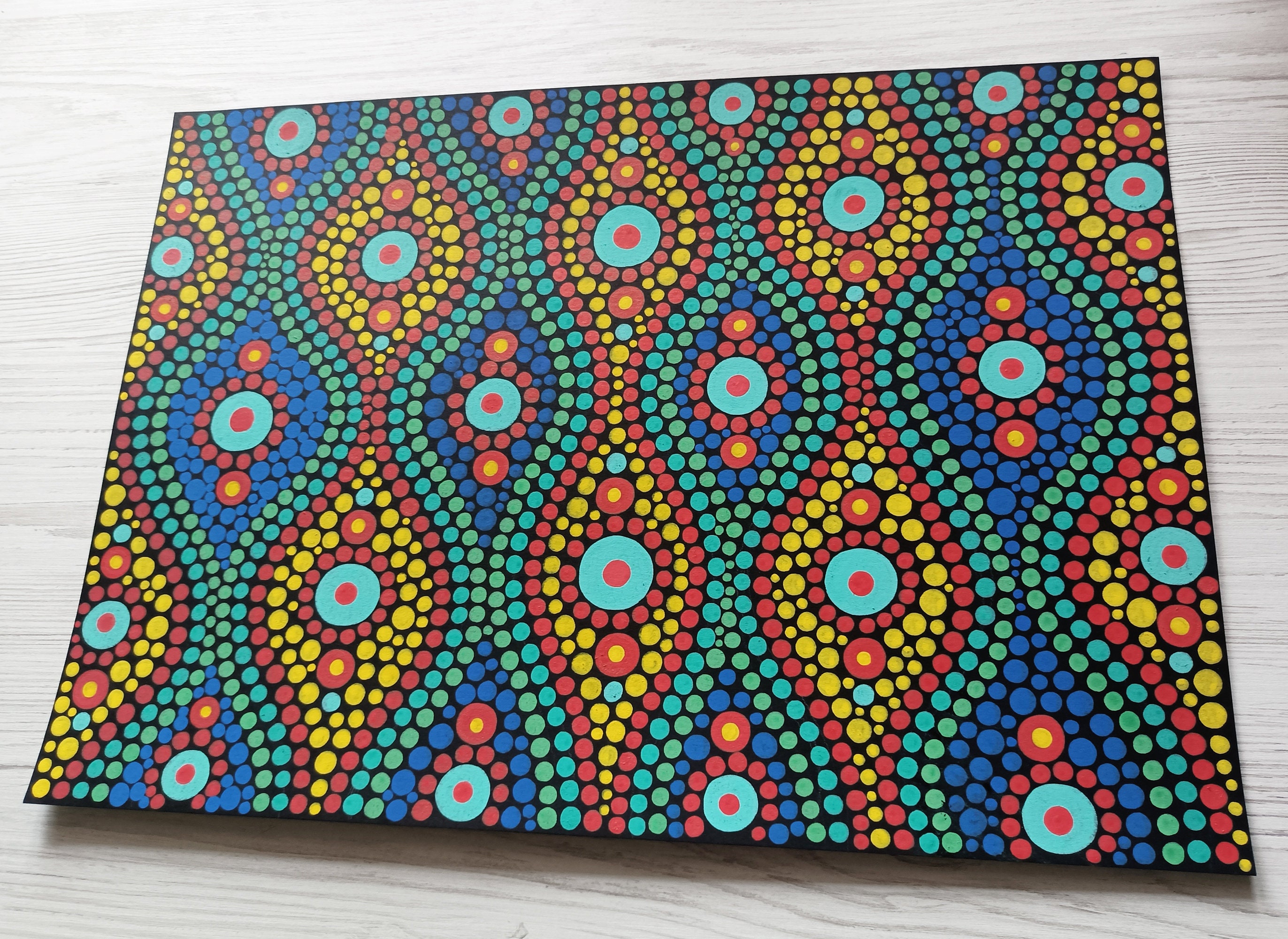 Dot Painting Dotted Original Art 11