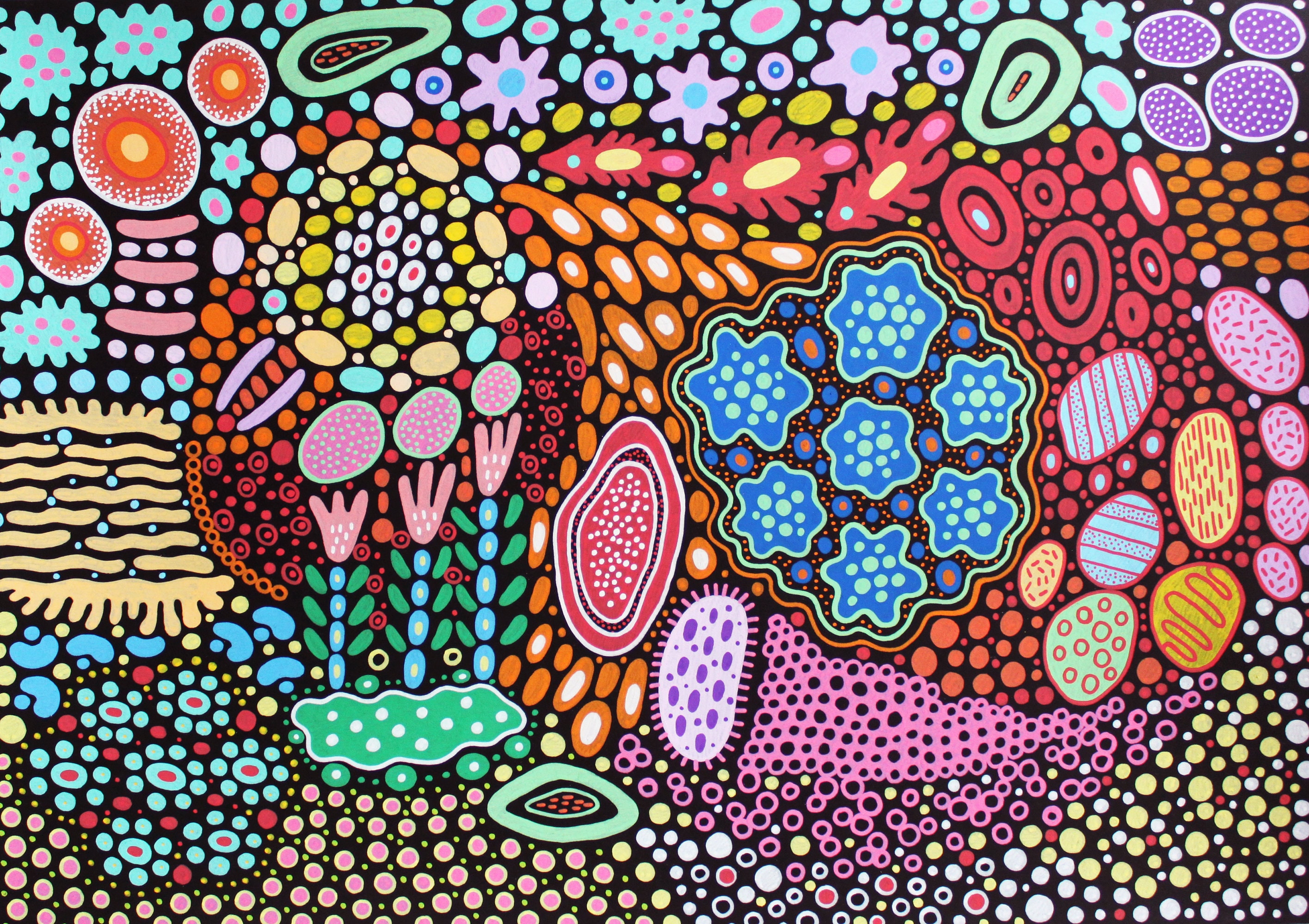 DOTS COLLECTIVE アート 747｜ Birth of Dots limited collection｜DOTS COLLECTIVE