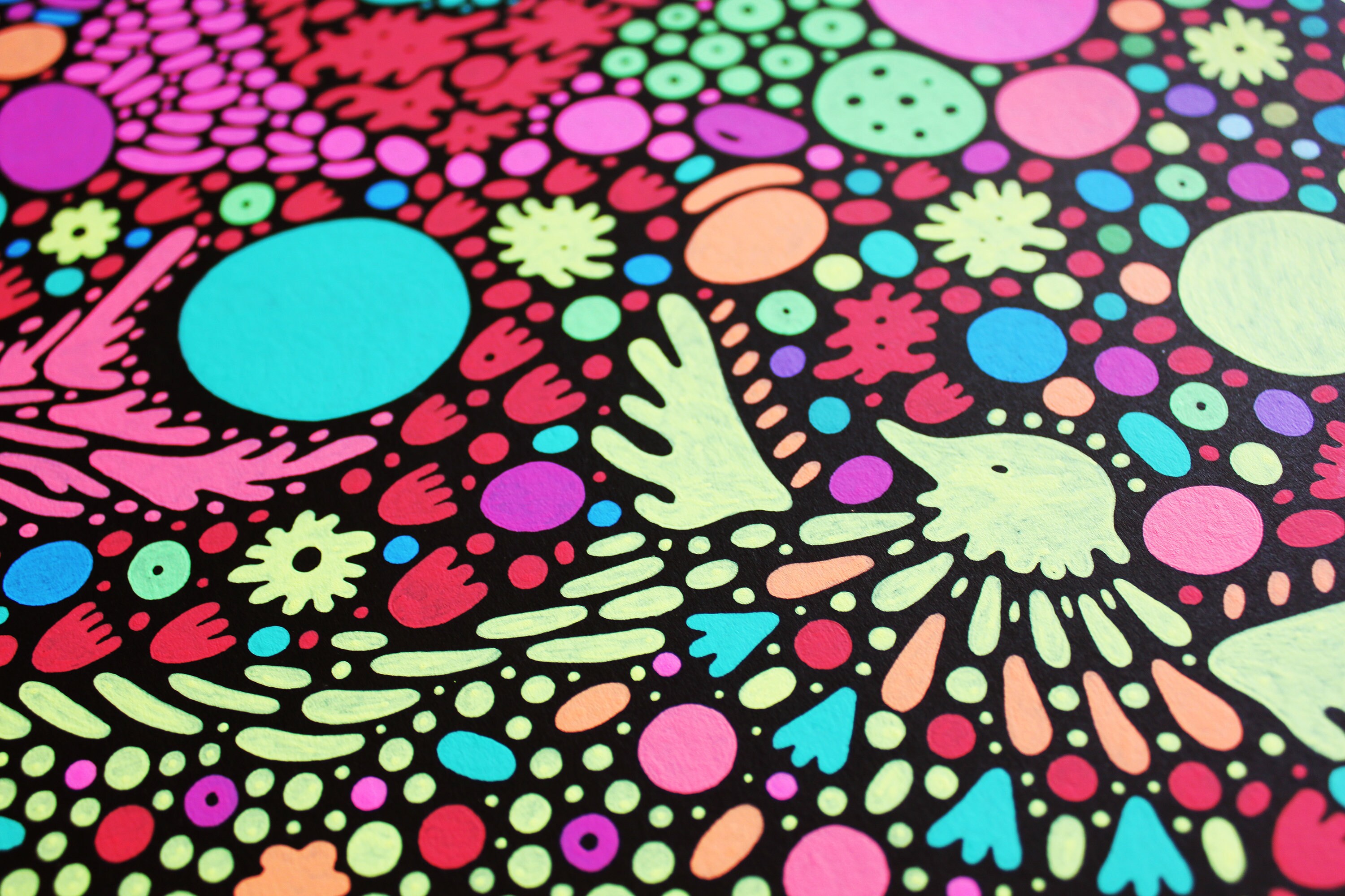 Dot Painting Ukrainian Original Art 11 X 16 by - Etsy