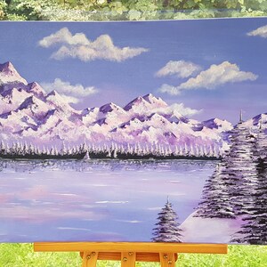 Canvas “Purple Mountains”