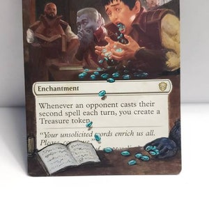 Monologue Tax - MTG Altered Art - Manipulatedmtg - Etsy