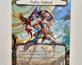 Puffin, Hightail - Flesh and Blood Altered Art - ManipulatedMTG