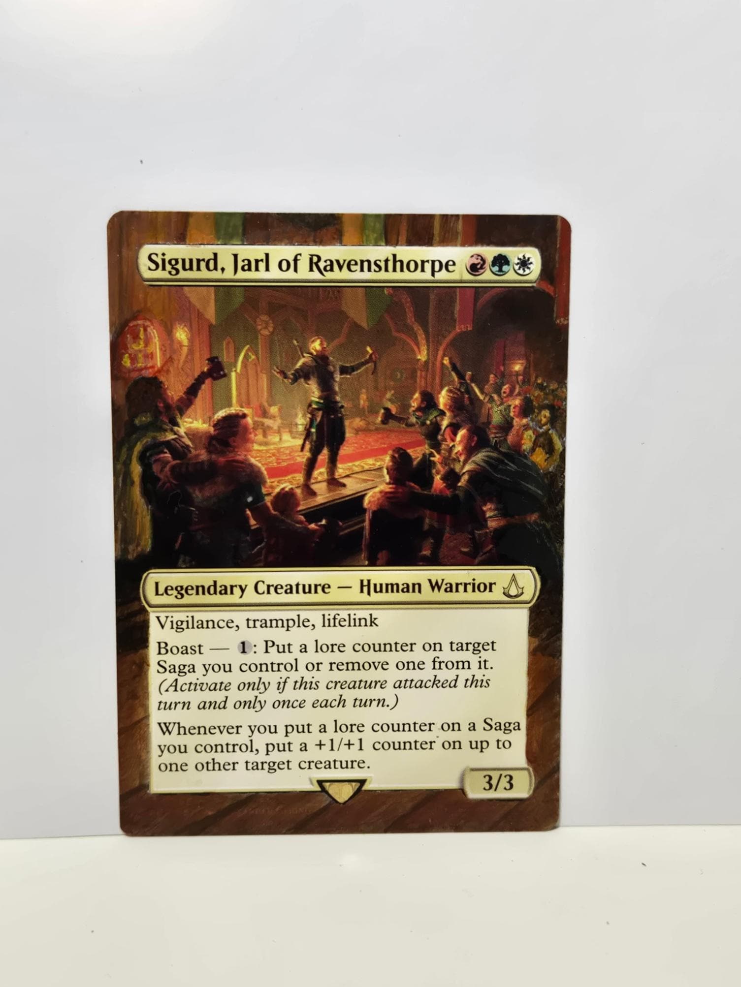 Sigurd, Jarl of Ravensthrope - MTG Altered Art - Manipulatedmtg - Etsy