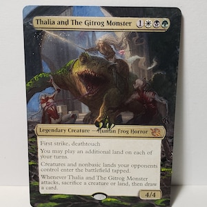 Thalia e il mostro Gitrog - MTG Arte alterata - ManipulatedMTG