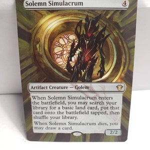 Solemn Simulacrum - MTG Altered Art - ManipulatedMTG