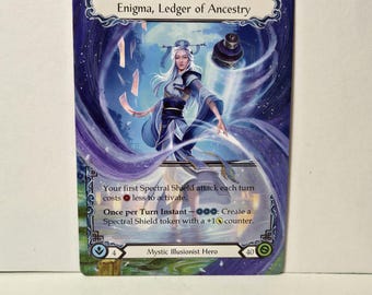 Enigma, Ledger of Ancestry - Alter Token - Flesh and Blood TCG