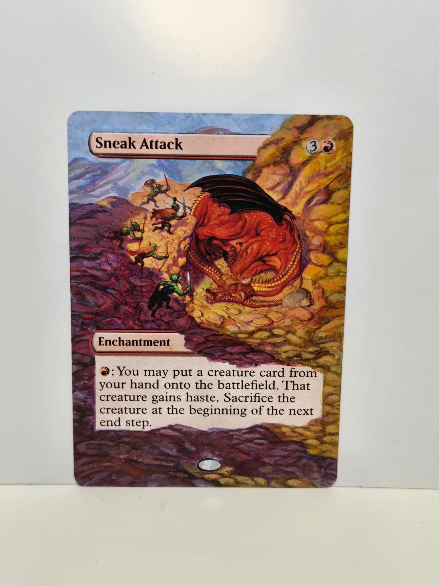 Sneak Attack - MTG Altered Art - Manipulatedmtg - Etsy