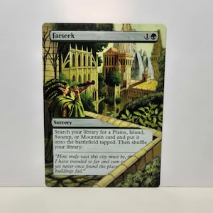 Farseek - MTG Altered Art - Manipulatedmtg - Etsy