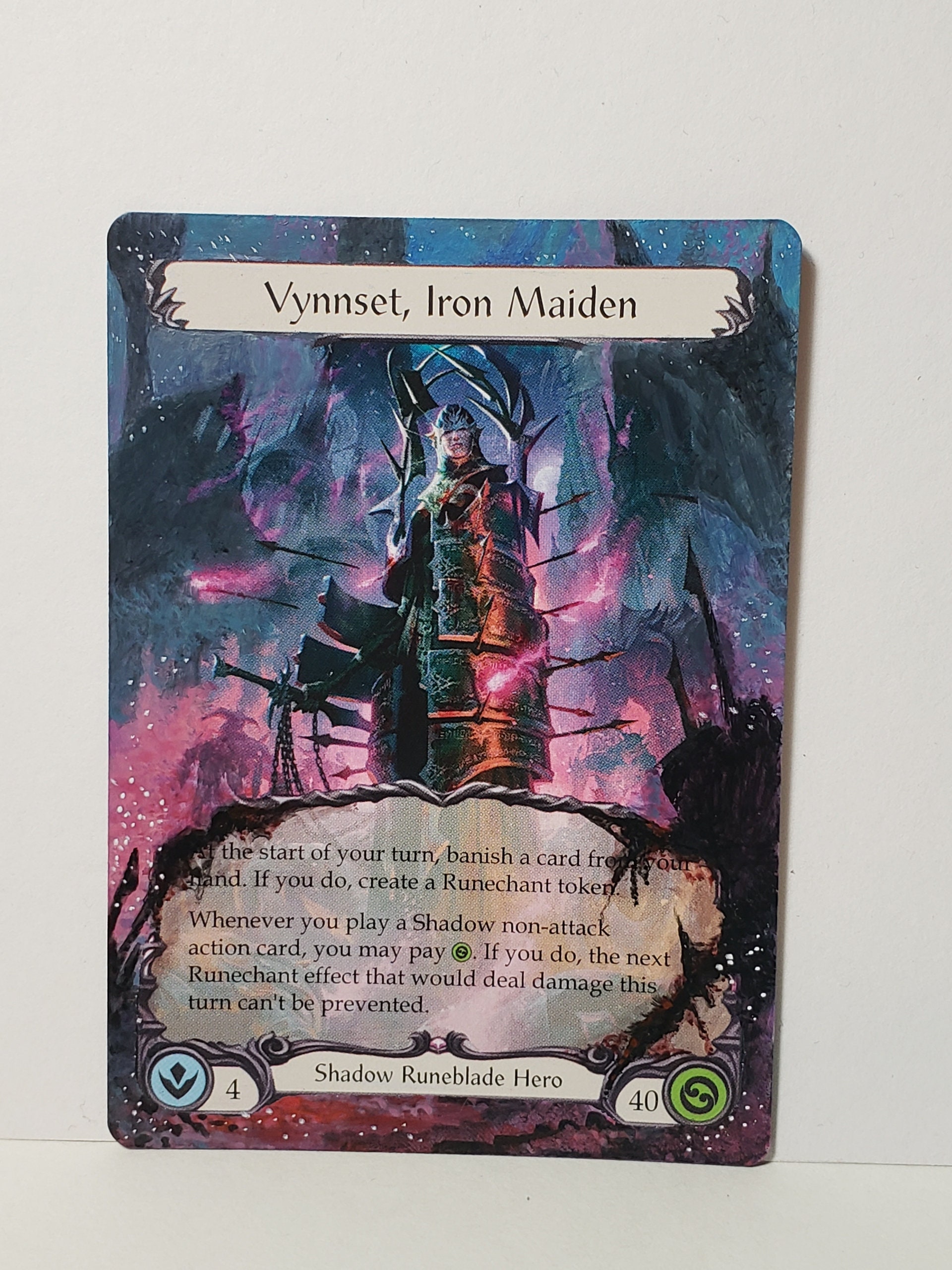 Vynnset, Iron Maiden - Flesh and Blood Altered Art