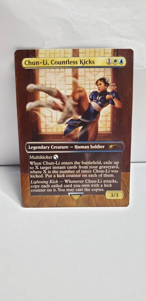 MTG　Chun-Li, Countless Kicks　Foil　4枚 Chun-Li, Countless Kicks (Street Fighter) (Secret Lair