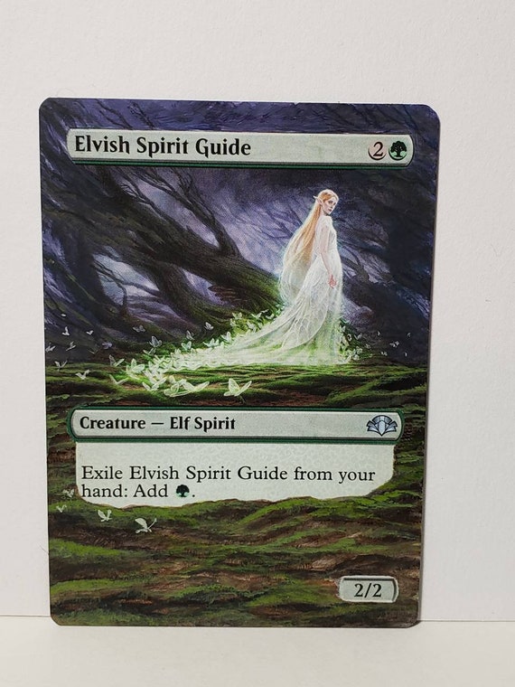 Elvish Spirit Guide - MTG Altered Art - Manipulatedmtg - Etsy