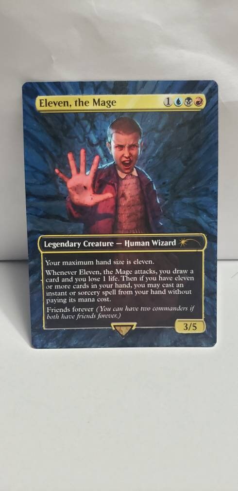 eleven mtg card Secret Lair X Stranger Things