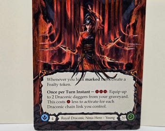 Cindra - Flesh and Blood Altered Art - Manipulatedmtg - Etsy
