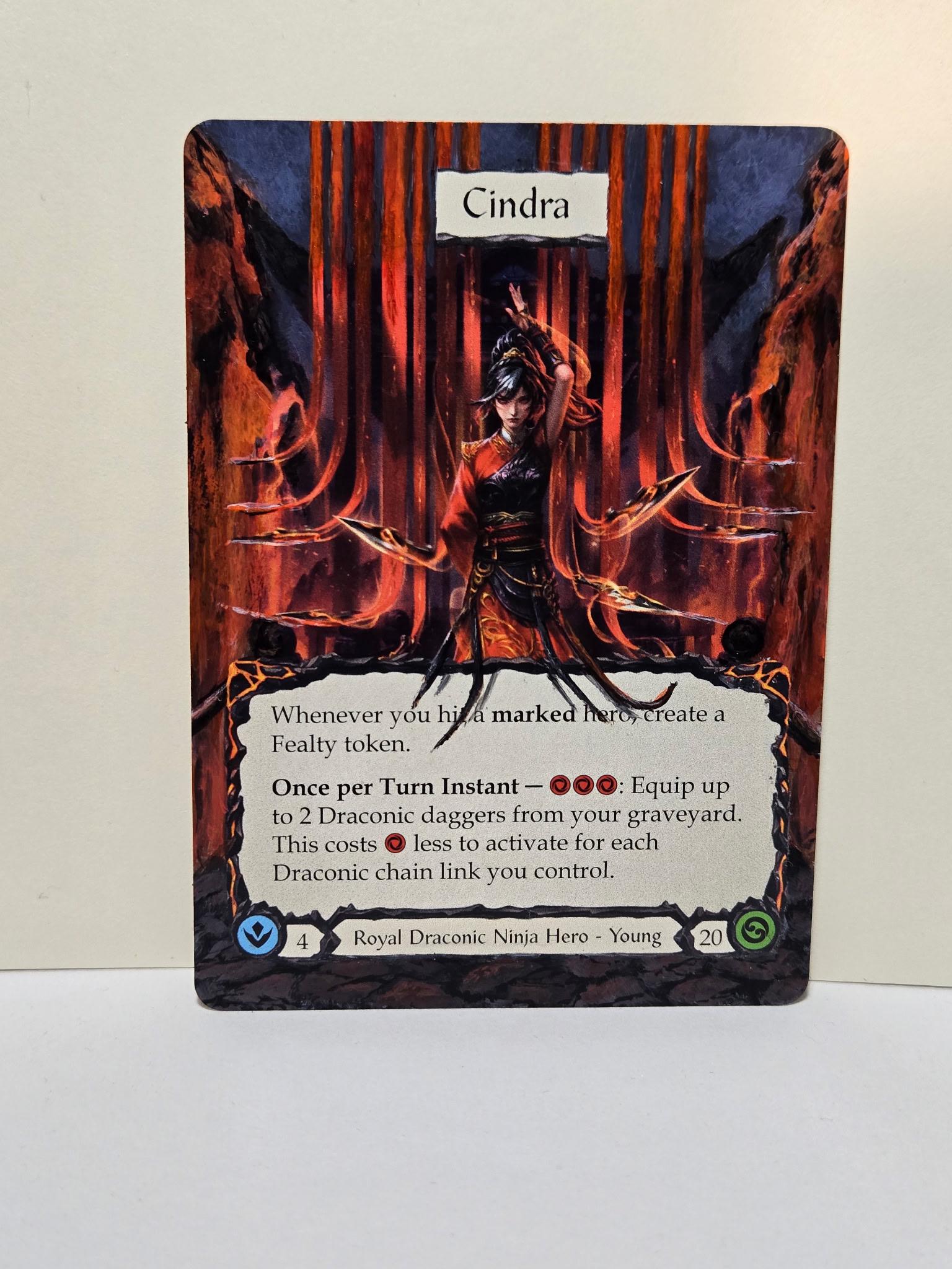 Cindra - Flesh and Blood Altered Art - Manipulatedmtg - Etsy