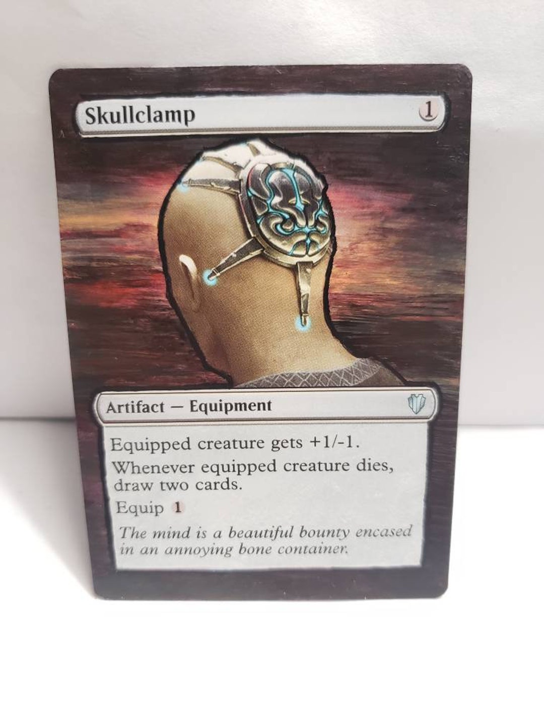 Skullclamp MTG Altered Art Manipulatedmtg Etsy