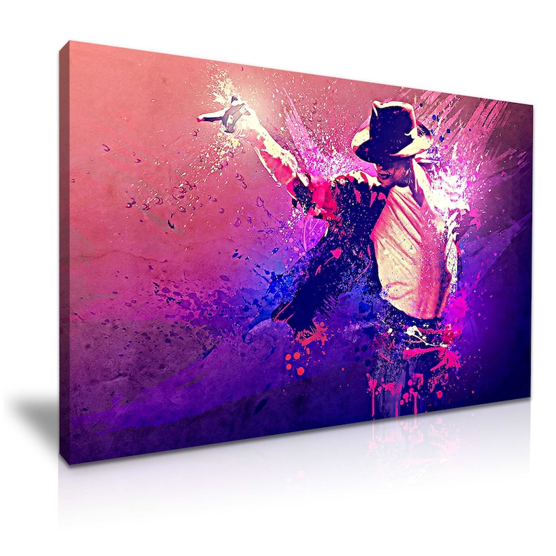 Jimi Hendrix Black and White Canvas Wall Art Picture Print 50x76cm