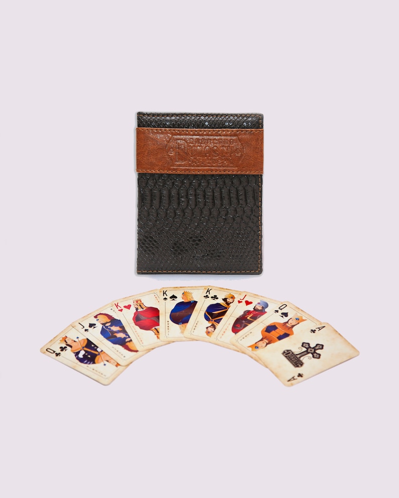 Armenian vintage playing cards in Leather boxCard Etsy