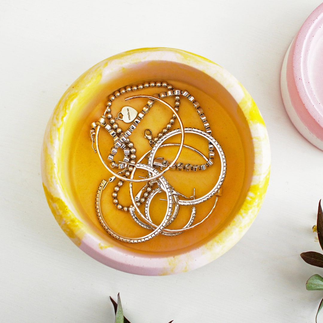 Stackable Storage Dishes - Dream Theme | Made From Jesmonite - Etsy