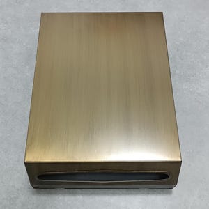 Paper Towel Dispenser GOLD ANTIQUE 400 C or 525 MULTI-Fold wall mount stainless steel Commercial  Paper Towel holder Paper towel dispenser