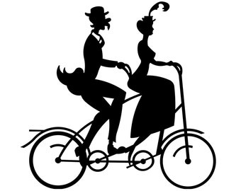 Vintage Lovebirds Riding Tandem Bicycle Metal Wall Art,Love Themed Tandem Bike Wall Hanging,Metall Wandkunst Arte de pared de metal Arte da