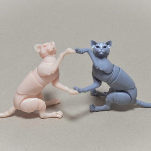 Amerikanisch Kurzhaar BJD ArtDoll //Artickünsrete Katzenpuppe/Bemalbare Figur/ Gelenkpuppe von Artpractic - BJD Katze