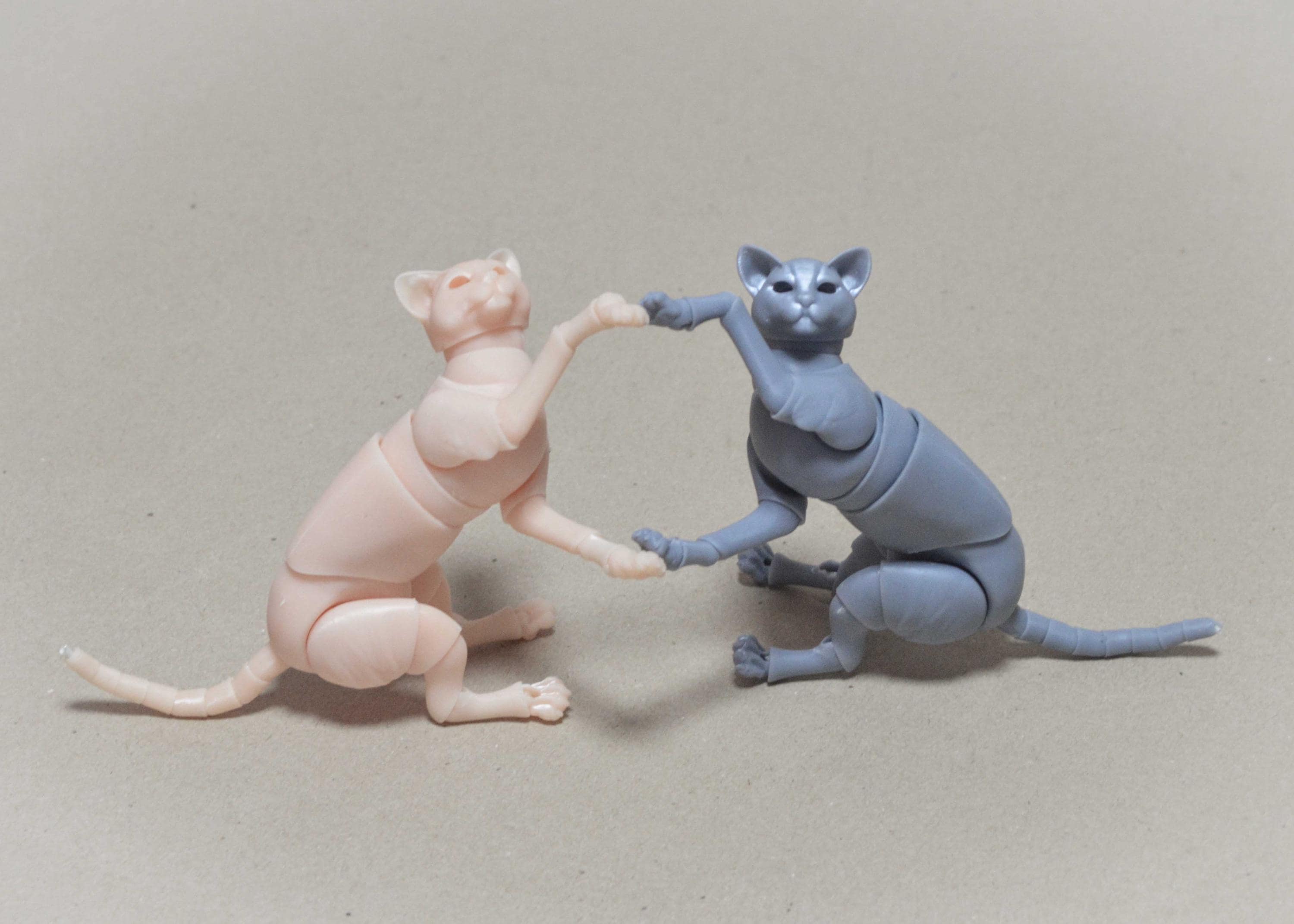 American Shorthair  BJD ArtDoll  //Articulate Cat Doll/Different colours/Paintable Figure/ Ball Jointed Doll by Artpractic - Cat BJD