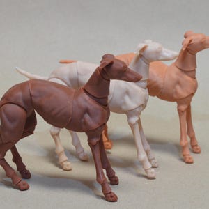 ハンター犬（ラーチャー）BJDアートドール//関節式犬人形/さまざまな色/ペイント可能なフィギュア/ボールジョイントドールby Artpractic -BJD犬